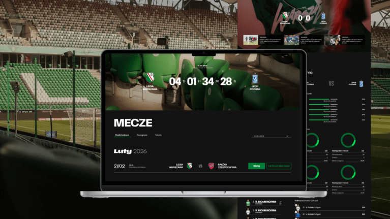 AI-Driven Transformation of CMS, Website and Mobile App for Legia Warszawa