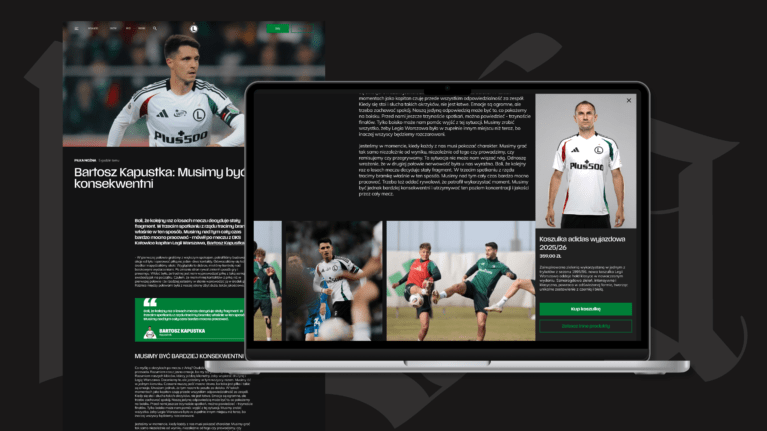 AI-Driven Transformation of CMS, Website and Mobile App for Legia Warszawa